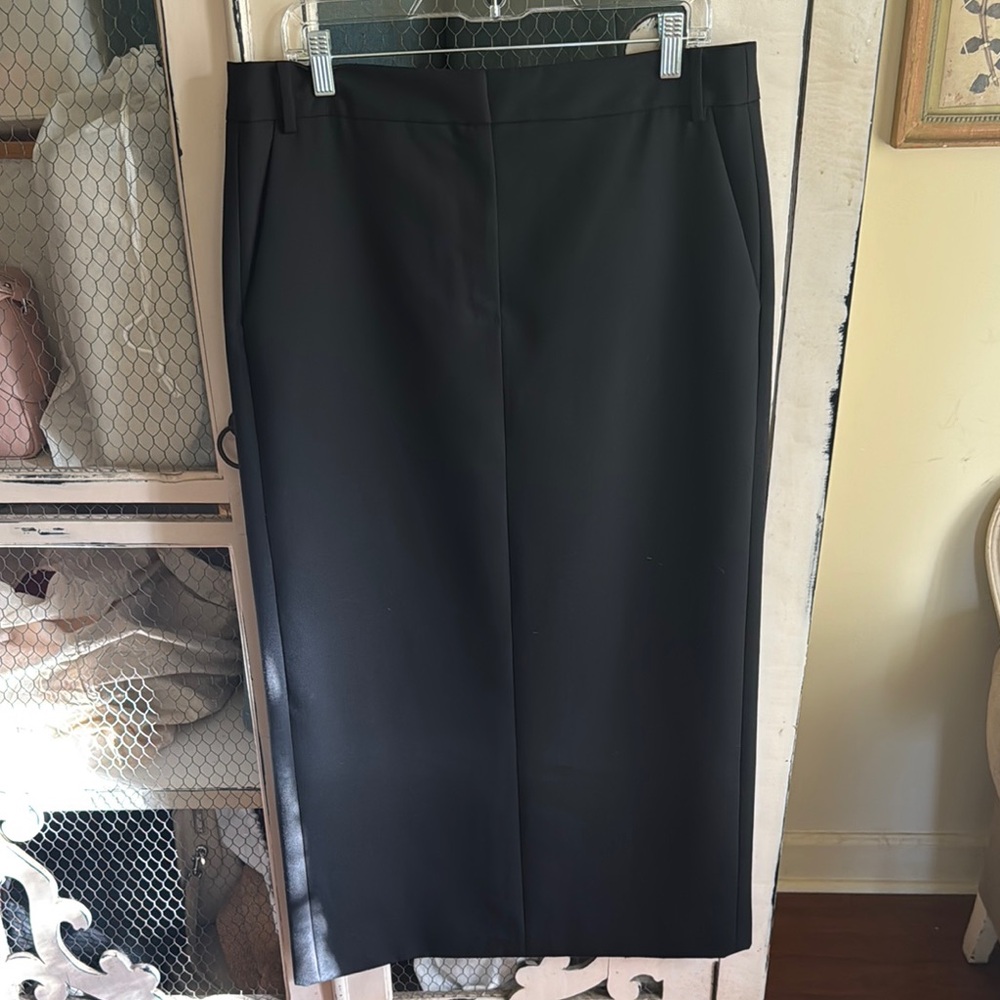 Tibi wool blend maxi trouser skirt, size 10, NWOT, $125